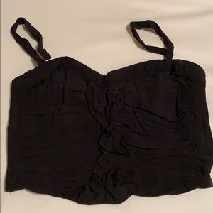 Abercrombie & Fitch Black Tube Crop Top